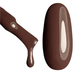 GL 1044 BLACK Gel Polish Chocolate 04 15g TPO FREE image 1