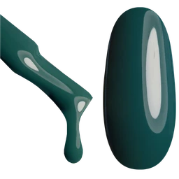 GL 1049 BLACK Gel Polish Green 04 15g TPO FREE image 1