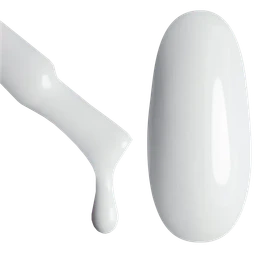 GL 1107 BLACK Gel Polish Elite White 15g TPO FREE