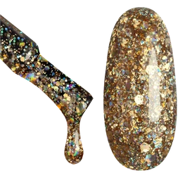 GL 2036 BLACK Gel Polish Rich 02 15g TPO FREE image 1