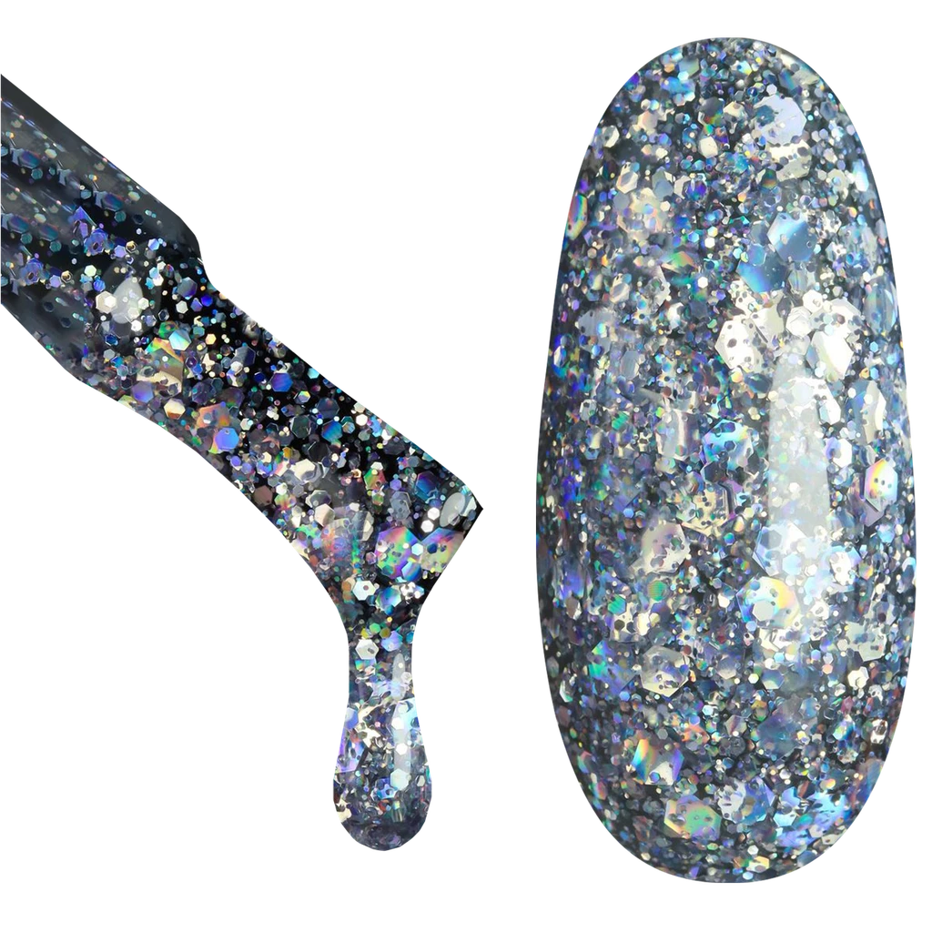 GL 2040 BLACK Gel Polish Rich 01 15g TPO FREE