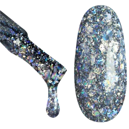 GL 2040 BLACK Gel Polish Rich 01 15g TPO FREE image 1