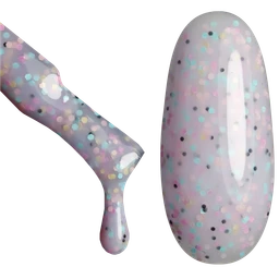 GL 2133 BLACK Gel Polish Skittles 06 15g TPO FREE image 1