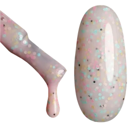 GL 2134 BLACK Gel Polish Skittles 05 15g. TPO FREE image 1