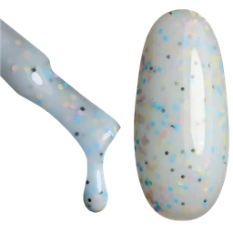 GL 2135 BLACK Gel Polish Skittles 04 15g TPO FREE image 1