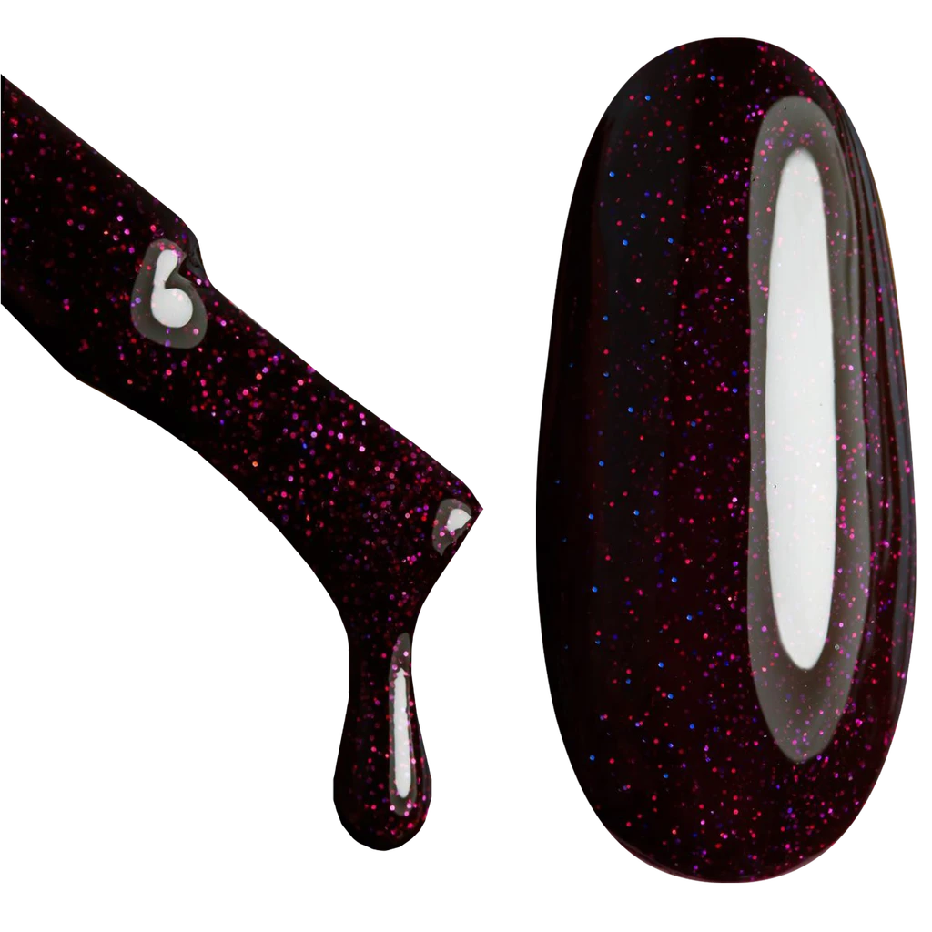 GL 2186 BLACK Gel Polish Crystal 19 15g TPO FREE