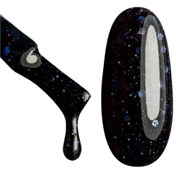 GL 2192 BLACK Gel Polish Black Diamond 04 15g TPO FREE image 1