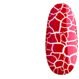 GL 3049 BLACK Gel Polish Craquelure Red 15g TPO FREE image 1