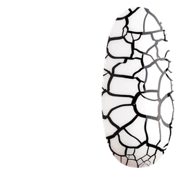 GL 3051 BLACK Gel Polish Craquelure White 15g TPO FREE