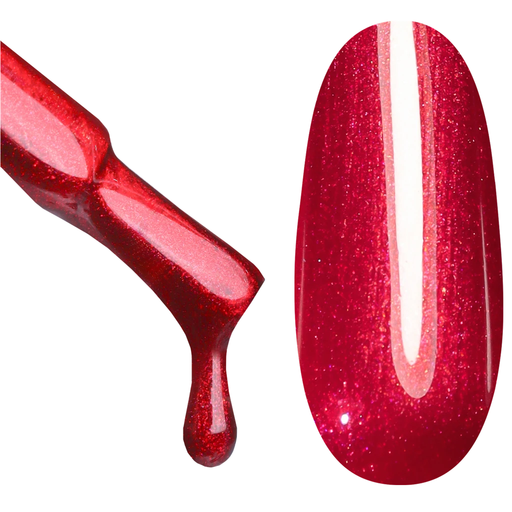 GL 3177 GOLD Gel Polish Ruby Red 03 15g TPO FREE