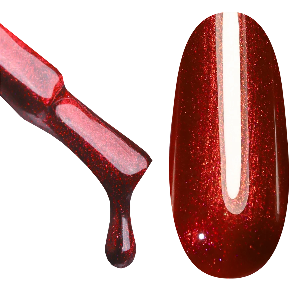 GL 3178 GOLD Gel Polish Ruby Red 04 15g TPO FREE