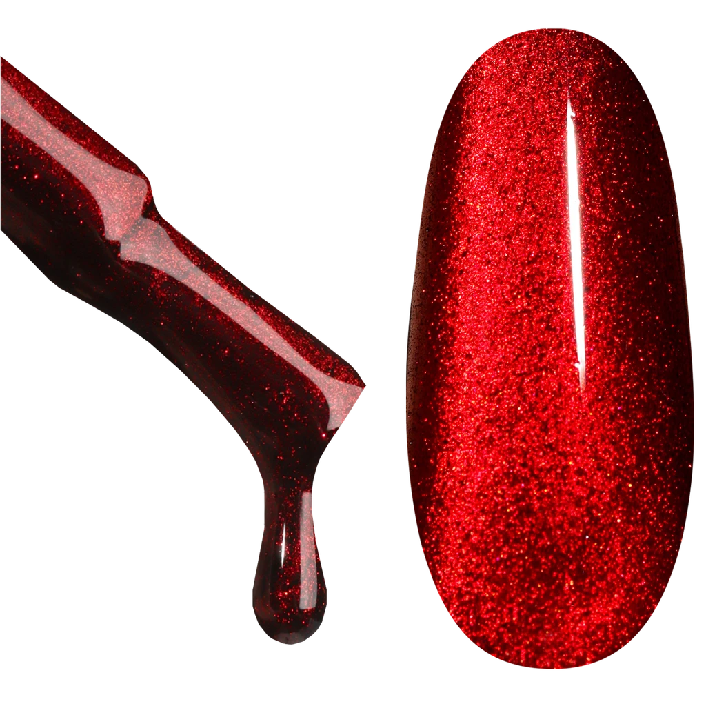 GL-3160 Fire Silk Cat Eye Gel Polish Black
