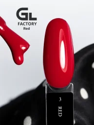 1186 Red Color Gel Polish Red 3