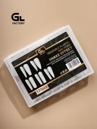 1370 Reusable Plastic Nail Form Snake Effect