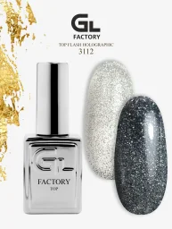 3112 Silver Top Flash Holographic 15 g