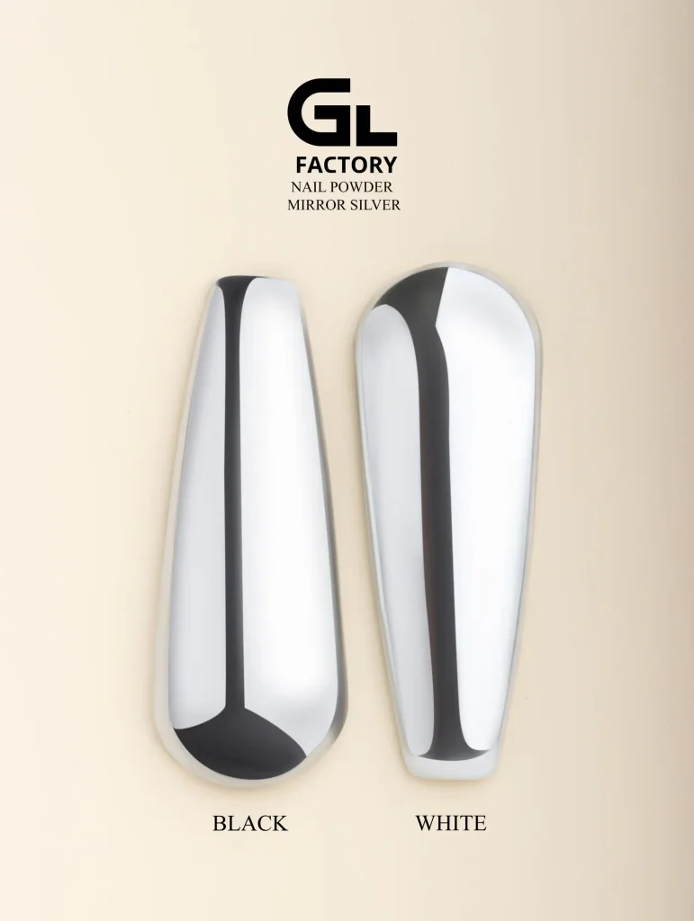 GL 3074 Nail powder Miror Silver