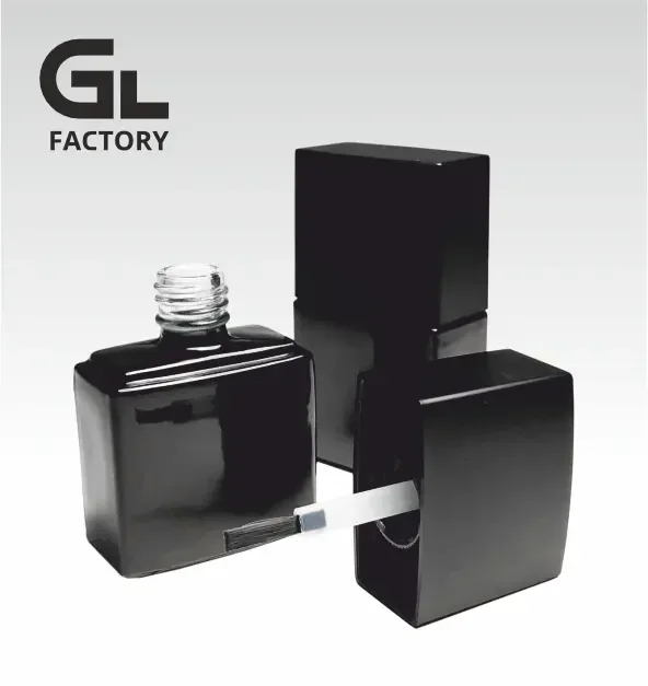 № 12.2 Bottle (square glossy, 10 ml, lid square black)