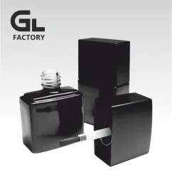№ 12.2 Bottle (square glossy, 10 ml, lid square black)