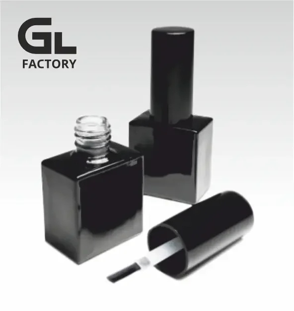 № 9.0 Bottle (black glossy square, 8 ml) (in the box 420 pc)