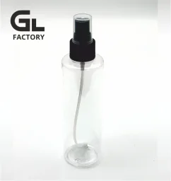 № 76 Transparent plastic bottle with spray 200ml image 1