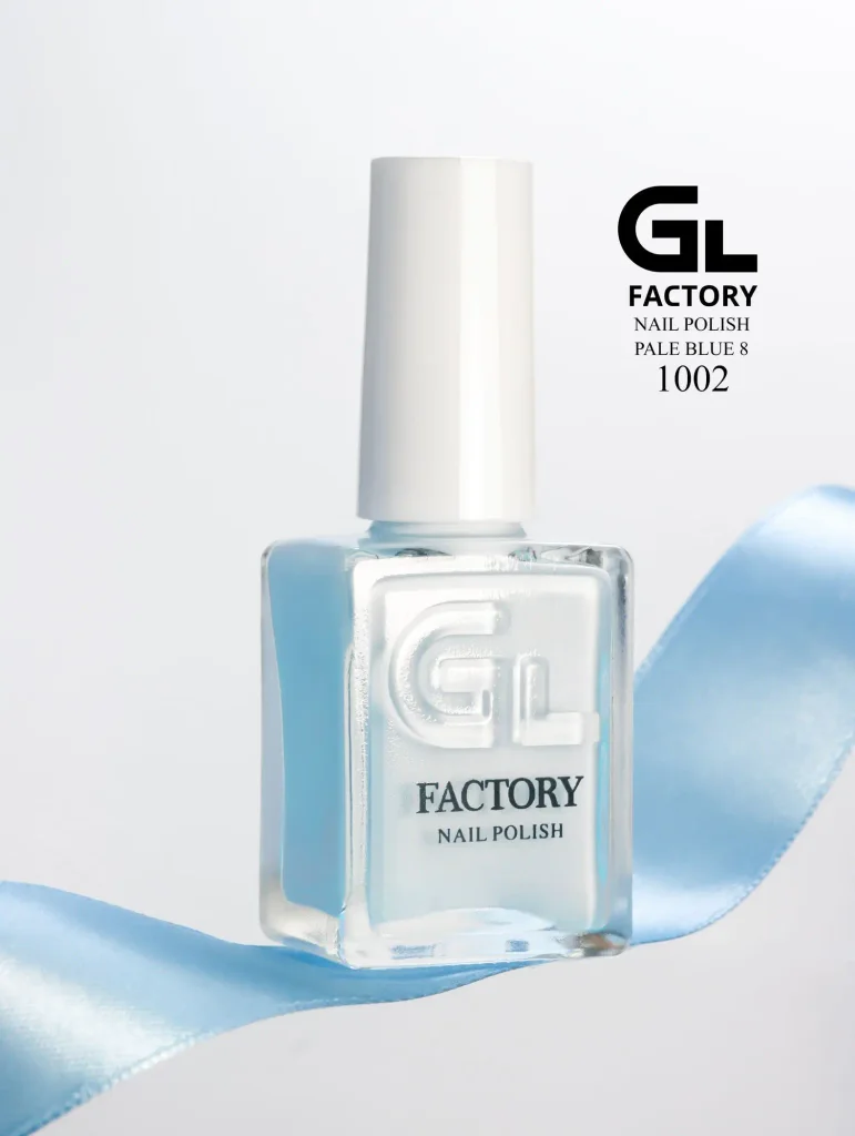 1002 Pale Blue Color Gel Polish Pale Blue 8 image 1