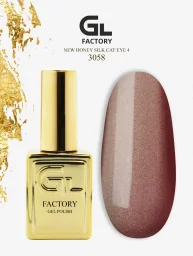 GL-3058 Honey Silk Cat eye Gel Polish Gold