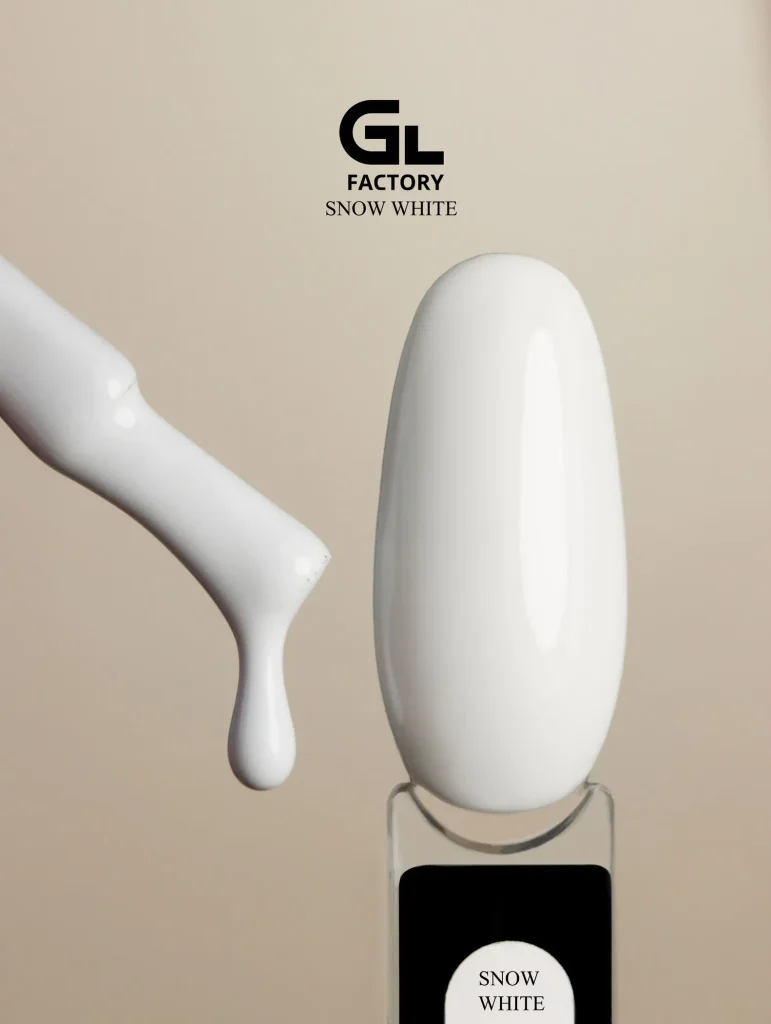 1001 Snow White Black Color Gel Polish Snow White g 15 15 g