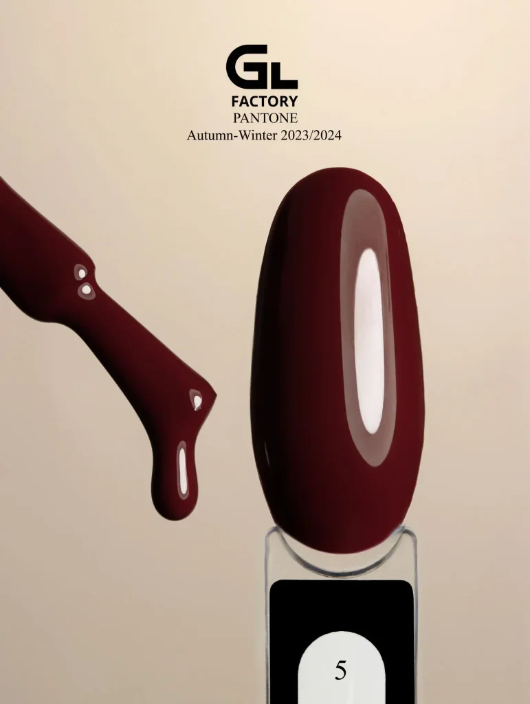 1045 Pantone Autumn-Winter 2023 2024 Black Color Gel Polish Pantone Autumn-Winter 2023 2024 5 g 15 15 g