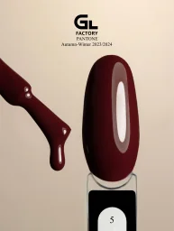 23013 Color Pantone Autumn-Winter 2023 2024 Black Gel Polish 15 g