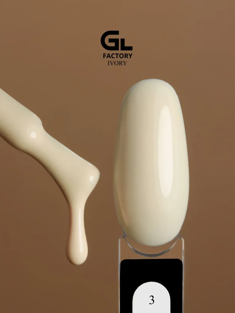1071 Ivory Black Color Gel Polish Ivory 3 g 15 15 g