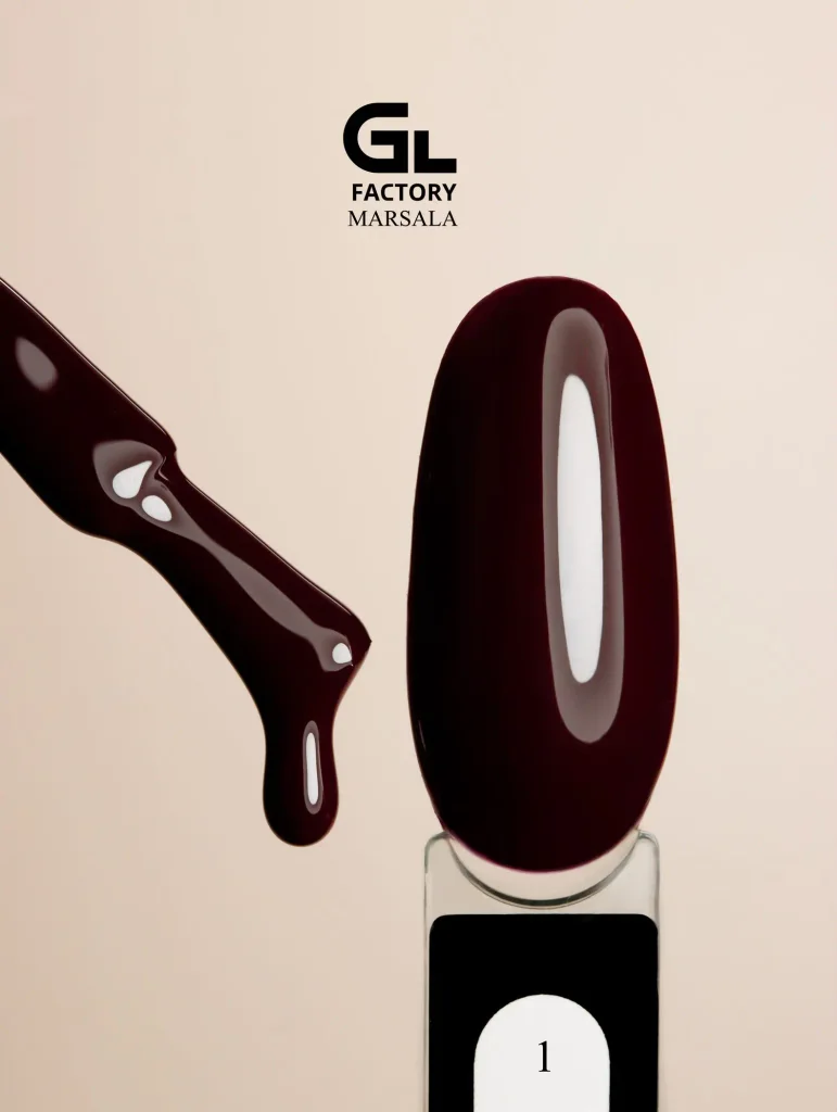 1196 Marsala Black Color Gel Polish Marsala 1 g 15 15 g