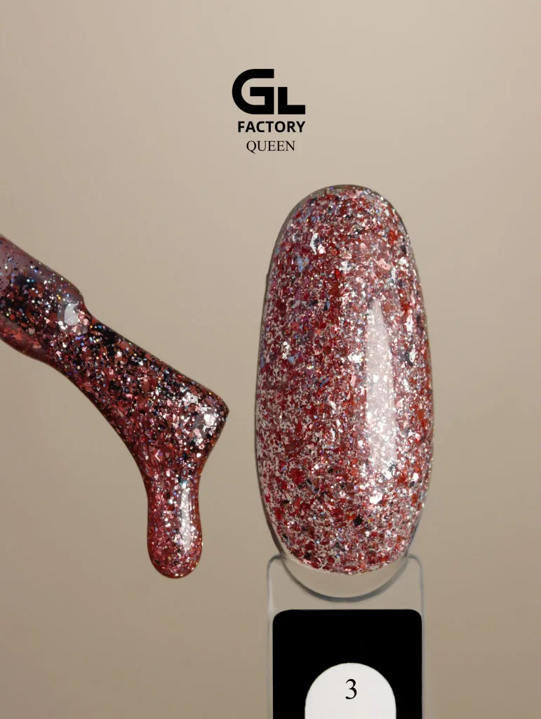 2030 Queen Black Color Gel Polish Queen 3 g 15 15 g
