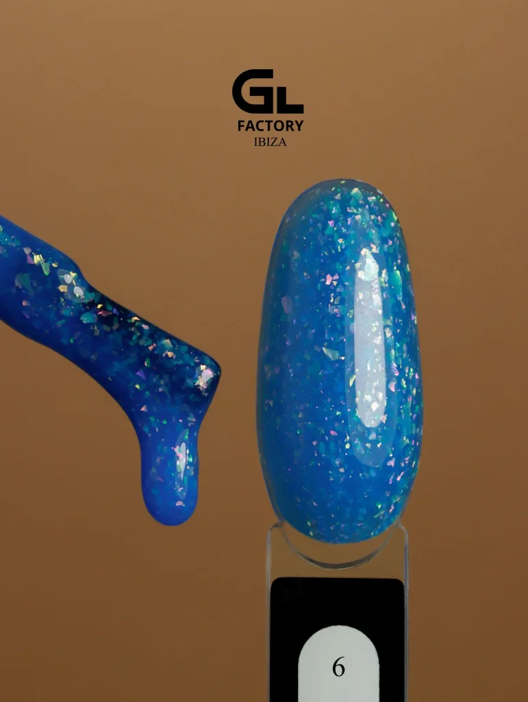 2074 Ibiza Black Color Gel Polish Ibiza 6 g 15 15 g
