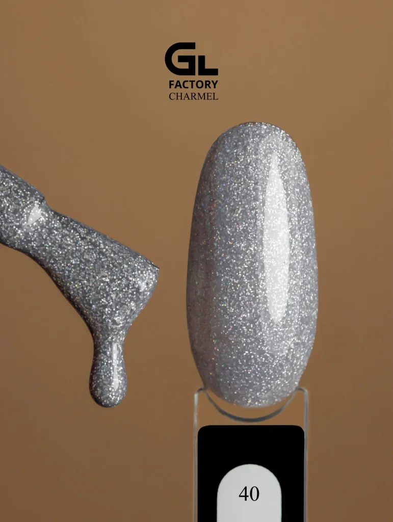2091 Charmel Black Color Gel Polish Charmel 40 g 15 15 g