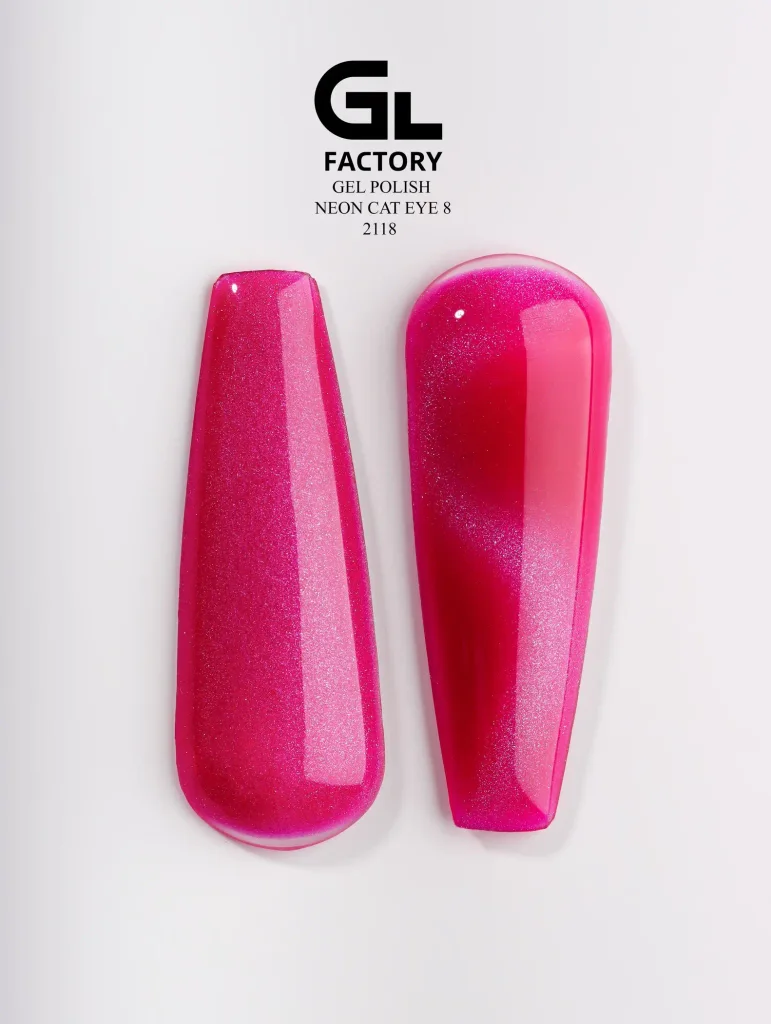 2118 Neon Cat Eye Black Color Gel Polish Neon Cat Eye 8 g 15 15 g