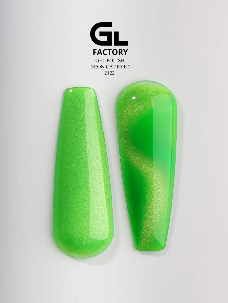 2122 Neon Cat Eye Black Color Gel Polish Neon Cat Eye 2 g 15 15 g