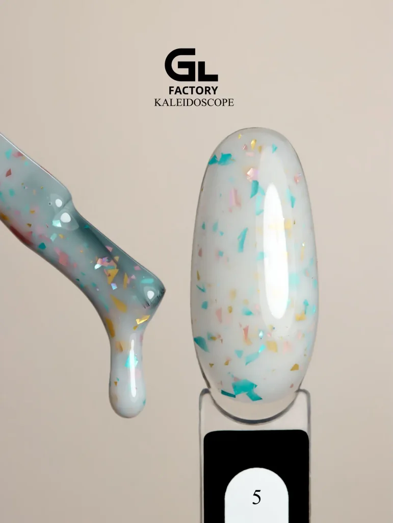 2127 Kaleidoscope Black Color Gel Polish Kaleidoscope 5 g 15 15 g
