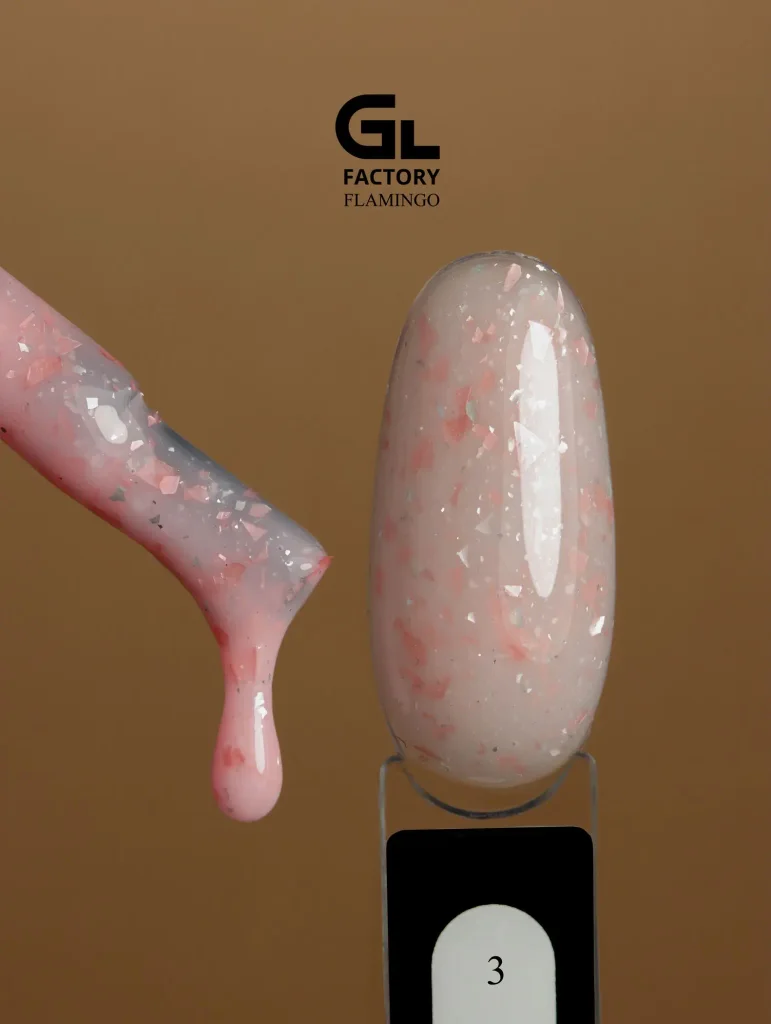 2130 Flamingo Black Color Gel Polish Flamingo 3 g 15 15 g