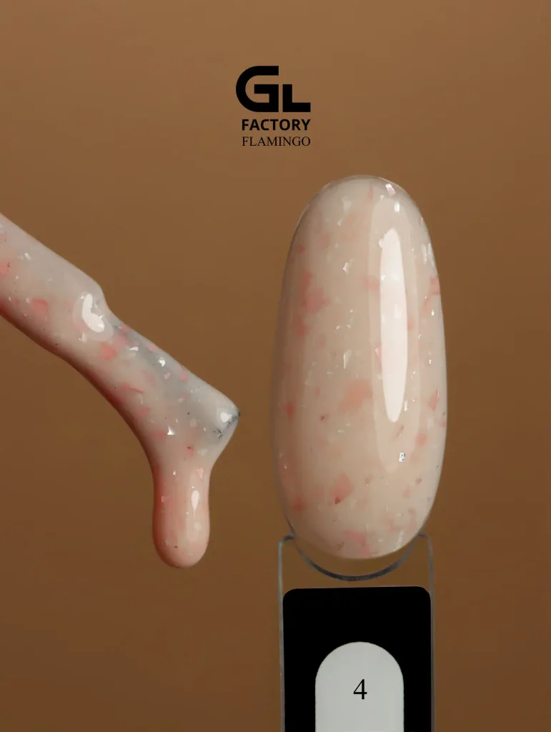 2132 Flamingo Black Color Gel Polish Flamingo 4 g 15 15 g
