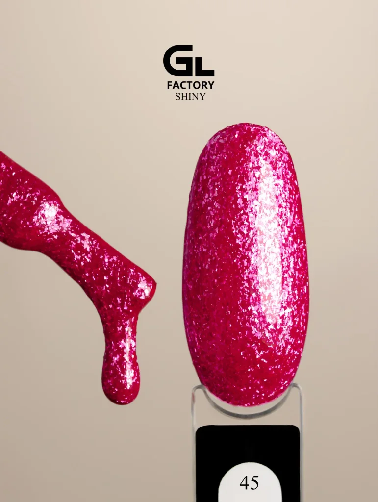 2143 Shiny Black Color Gel Polish Shiny 45 g 15 15 g