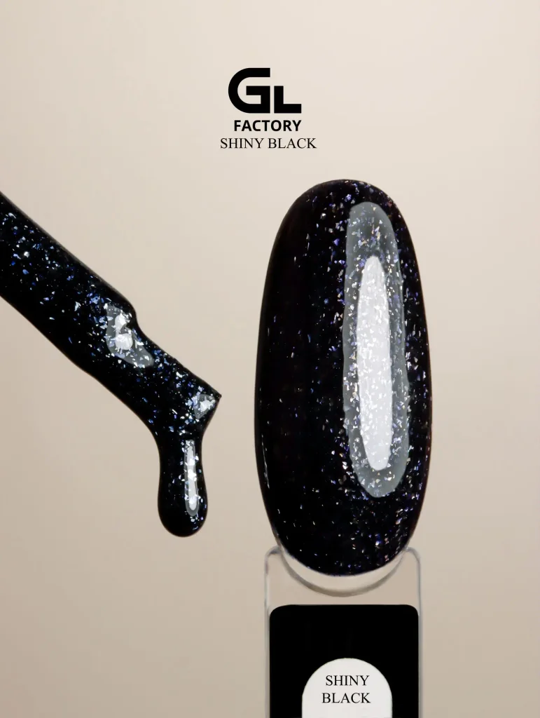2148 Shiny Black Black Color Gel Polish Shiny Black g 15 15 g