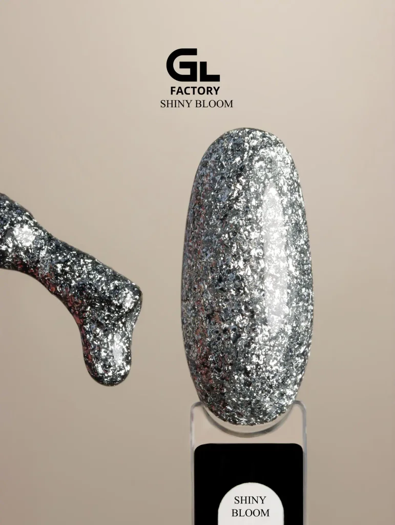 2149 Shiny Bloom Black Color Gel Polish Shiny Bloom g 15 15 g