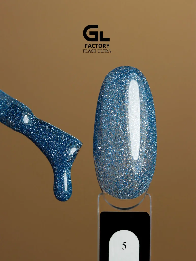 2163 Flash Ultra Black Color Gel Polish Flash Ultra 5 g 15 15 g