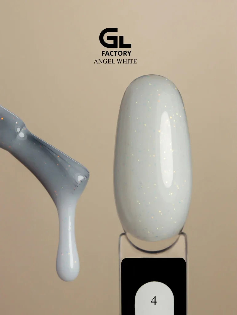 2178 Angel White Black Color Gel Polish Angel White 4 g 15 15 g