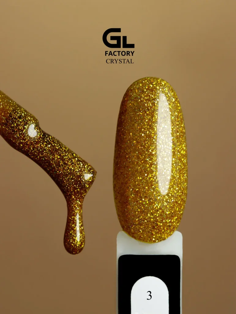 2181 Crystal Black Color Gel Polish Crystal 3 g 15 15 g