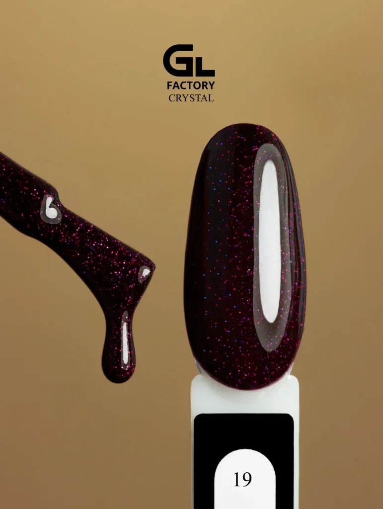 2186 Crystal Black Color Gel Polish Crystal 19 g 15 15 g
