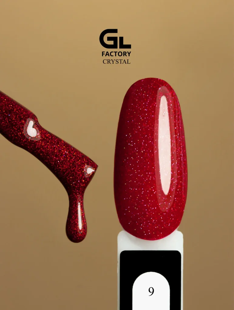 2187 Crystal Black Color Gel Polish Crystal 9 g 15 15 g