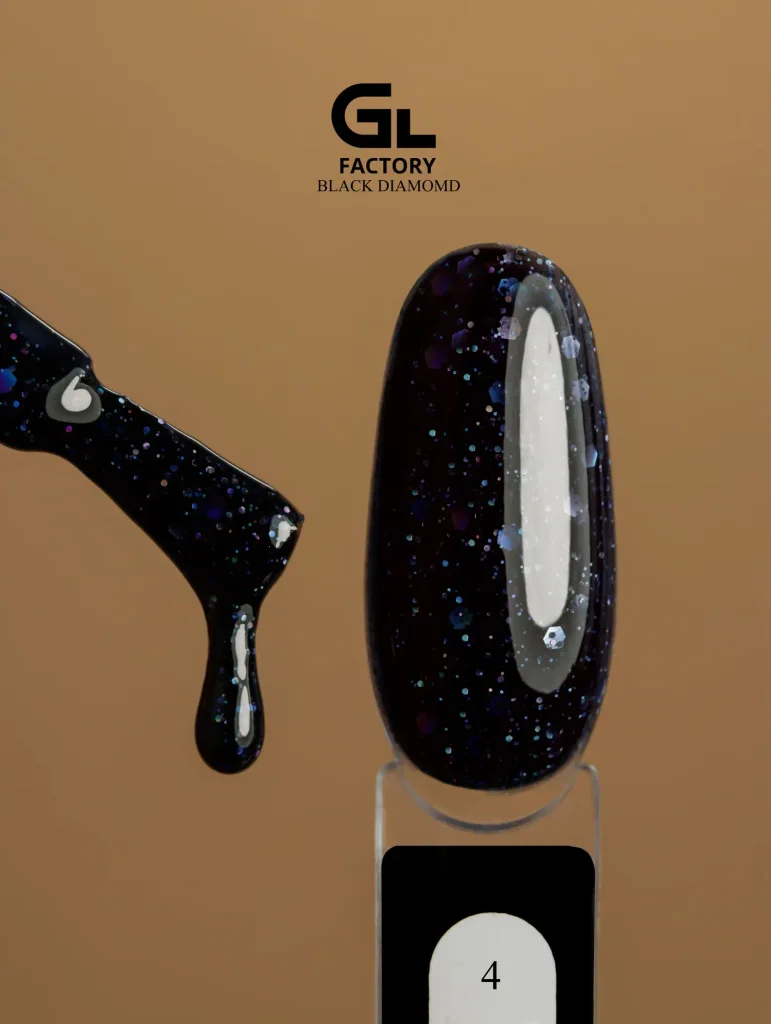 2192 Black Diamond Black Color Gel Polish Black Diamond 4 g 15 15 g