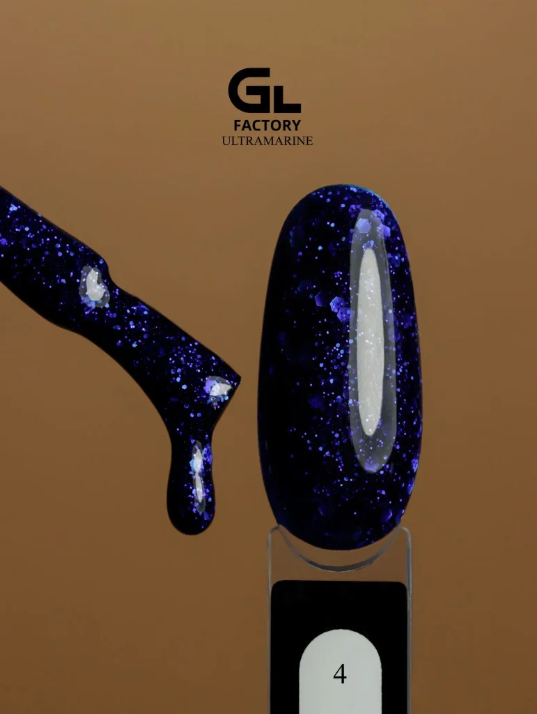 2195 Ultramarine Black Color Gel Polish Ultramarine 4 g 15 15 g