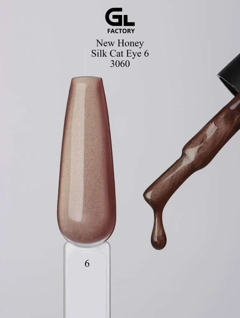 3060 Honey Silk Cat eye Black Color Gel Polish Honey Silk Cat eye 6 g 15 15 g